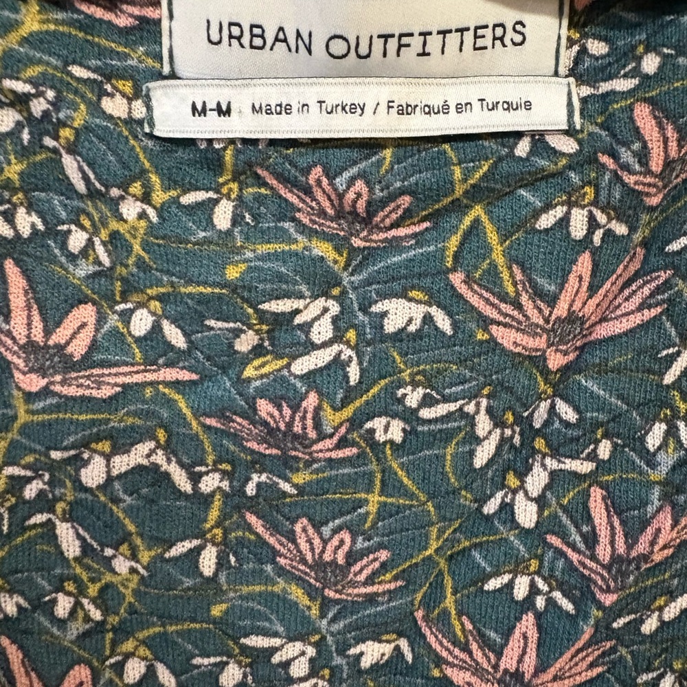 Urban Outfitters Floral Dress - Teal and Pink